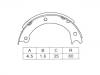 剎車蹄片 Brake Shoe Set:36160-T1025