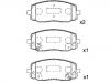 剎車(chē)片 Brake Pad Set:58101-07A10