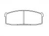 Brake Pad Set:41060-01F87