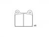 Brake Pad Set:251 698 151 D