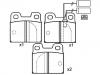 Brake Pad Set:0060 704 084